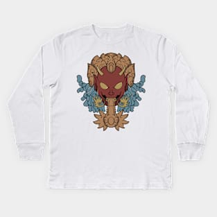 Oni rangda Kids Long Sleeve T-Shirt